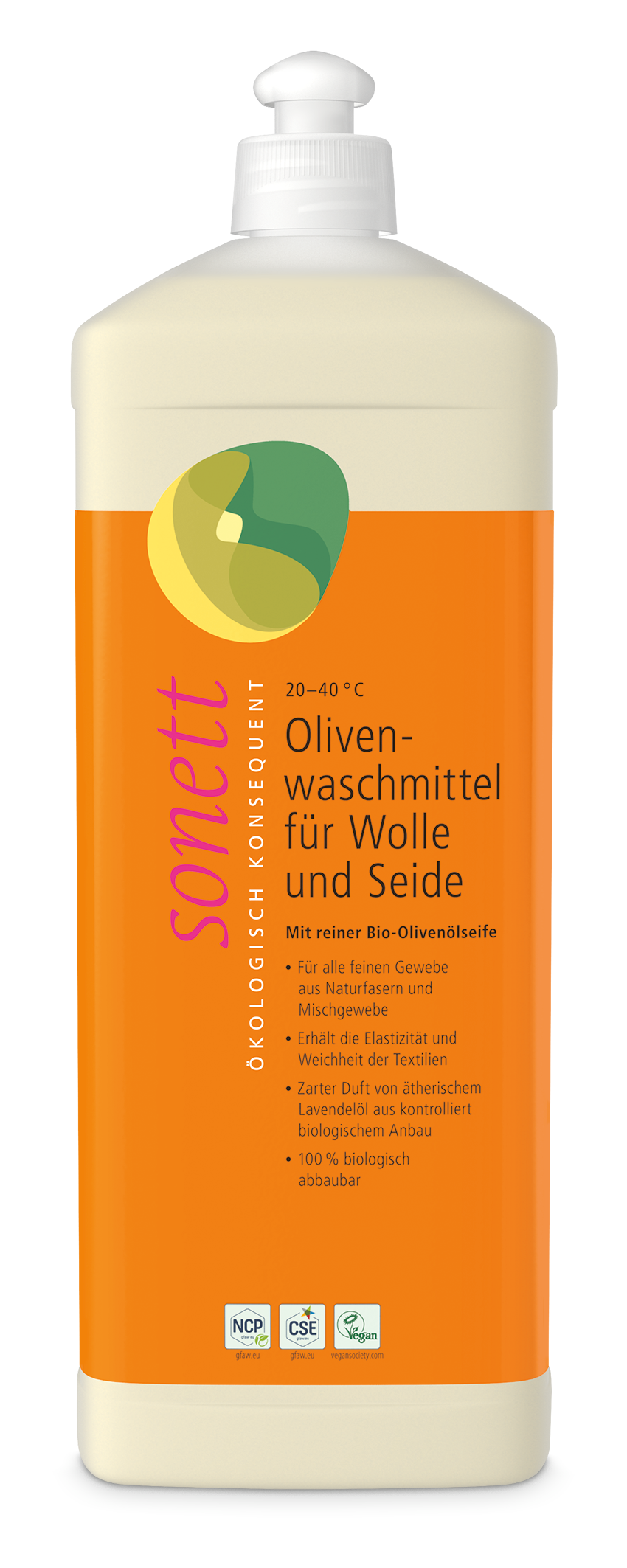 sonett Oliven Waschmittel Wolle & Seide
