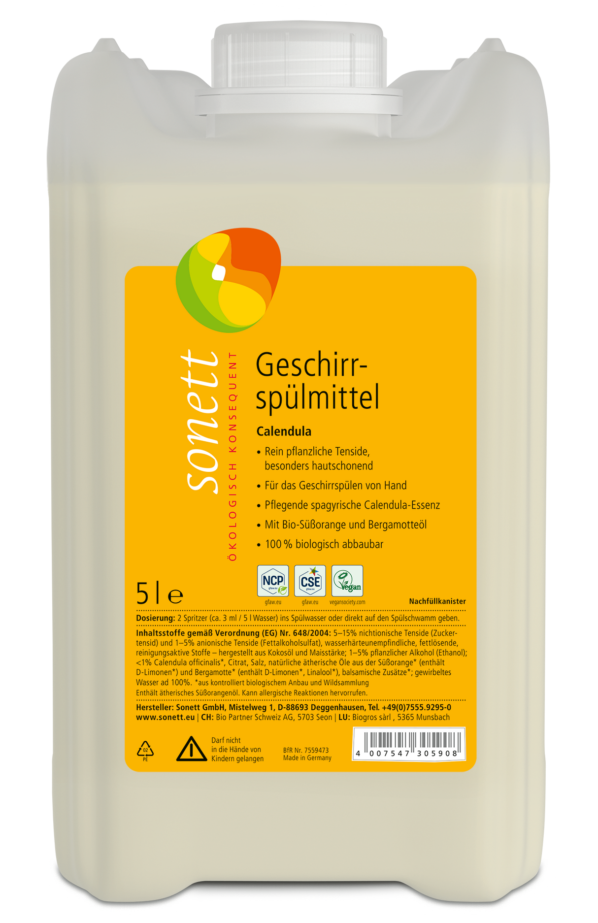 sonett Geschirr-Spülmittel Calendula