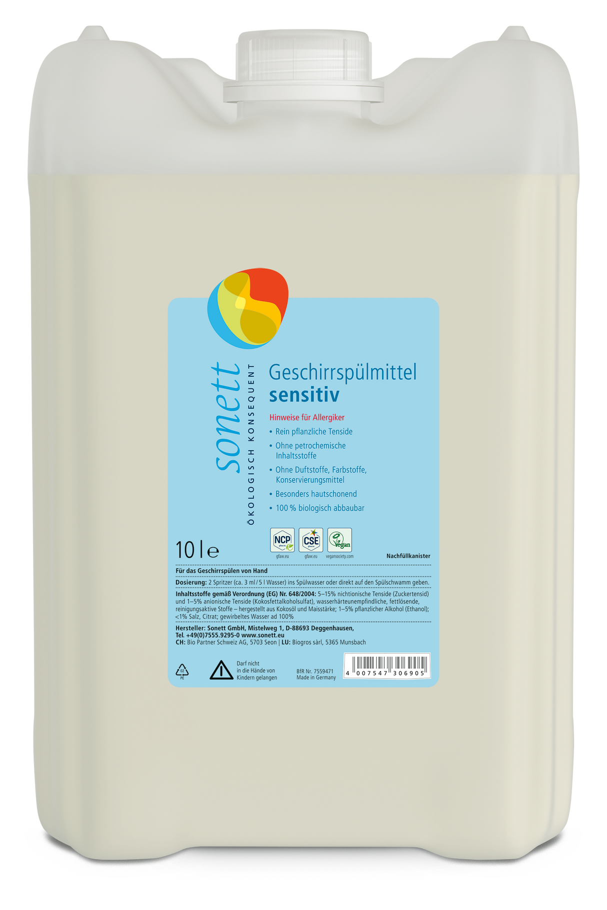 sonett Geschirr-Spülmittel sensitiv