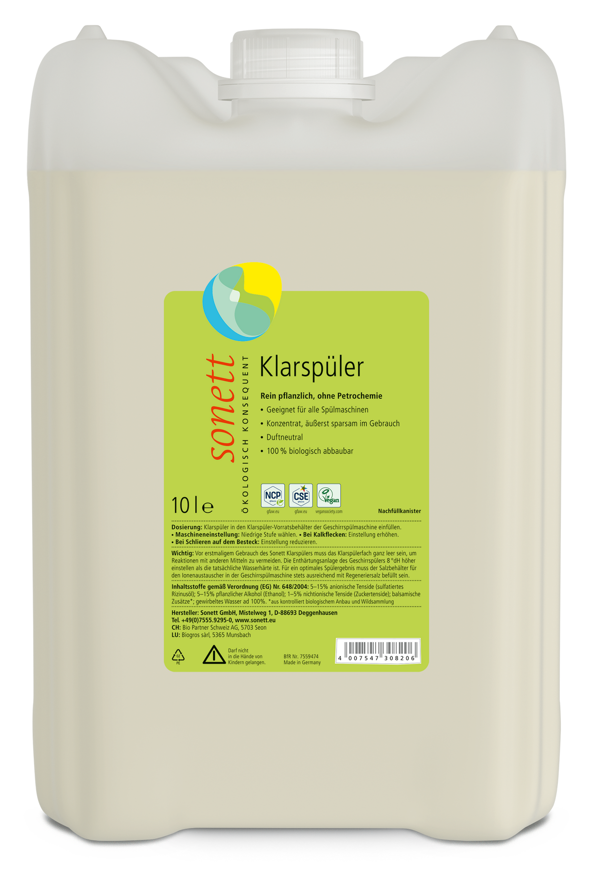sonett Klarspüler