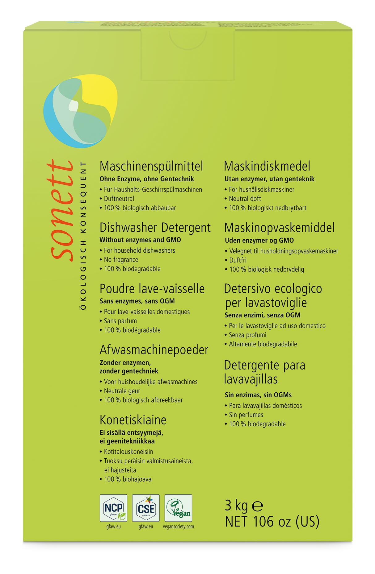 sonett Maschinen-Spülmittel