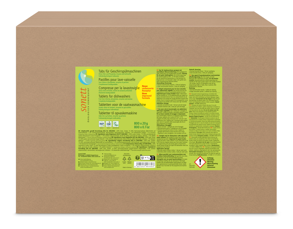 sonett Tabs für Geschirr-Spülmaschine