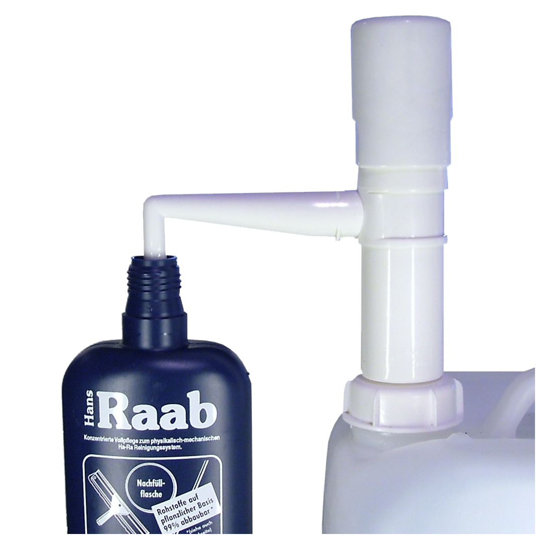 Hans Raab Vollpflege-Flasche leer