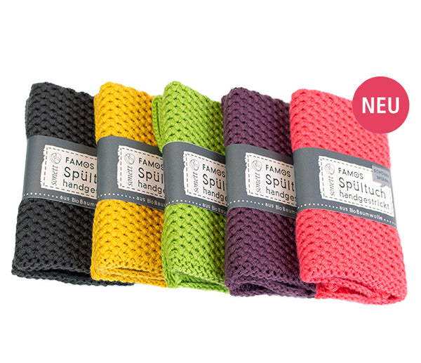 sonett FAMOS Spültuch handgestrickt