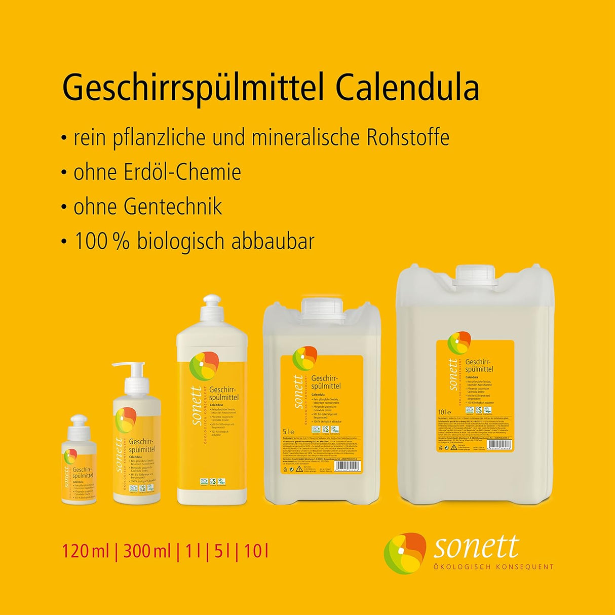 sonett Geschirr-Spülmittel Calendula