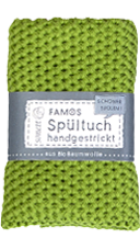 sonett FAMOS Spültuch handgestrickt