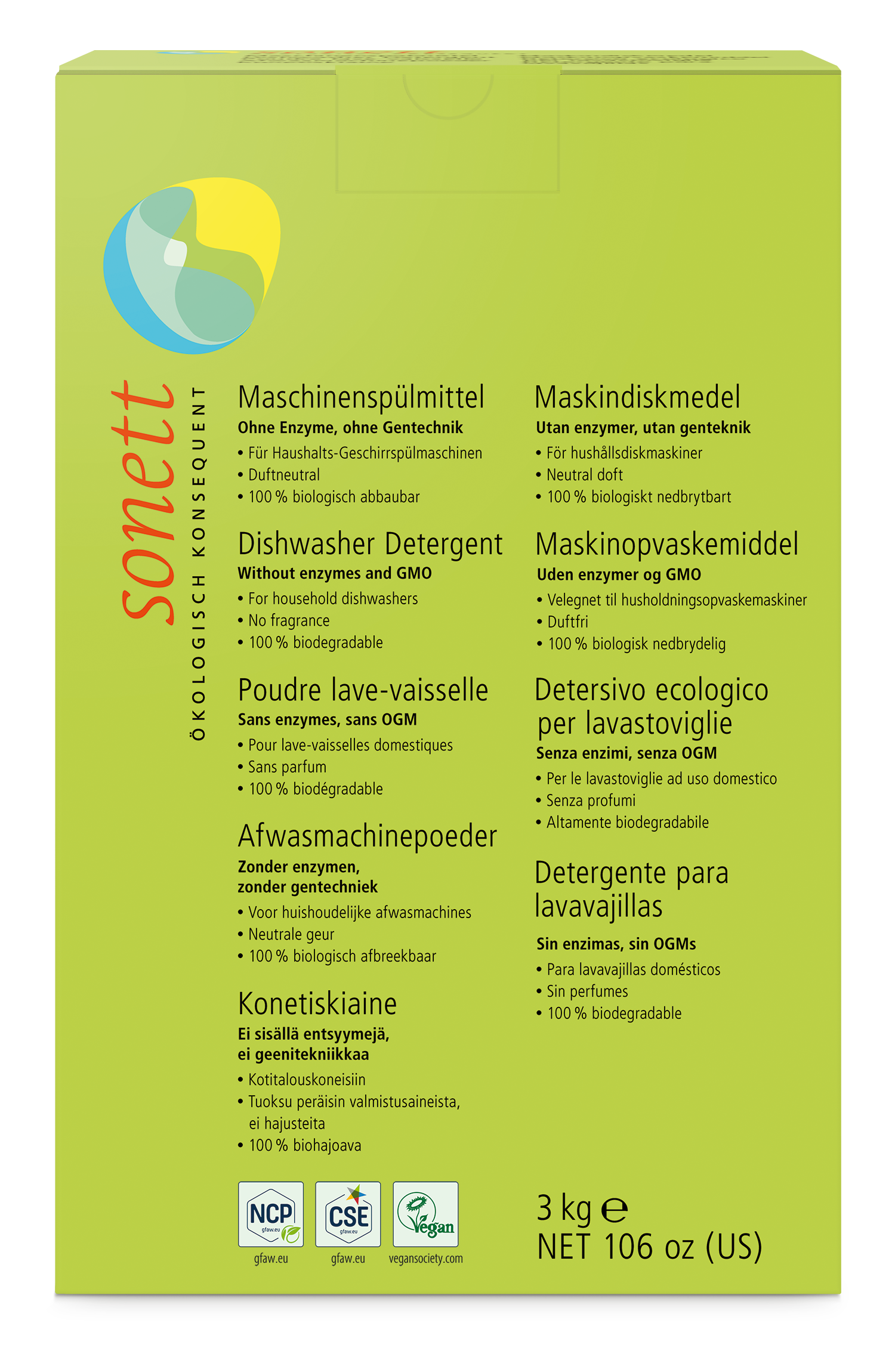 sonett Maschinen-Spülmittel